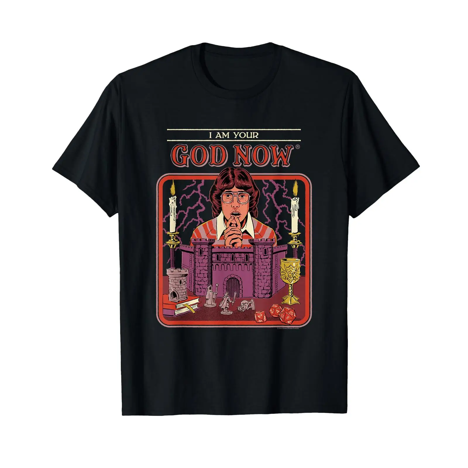 Retro Gaming Now - Steven Rhodes Your God Now T-shirt