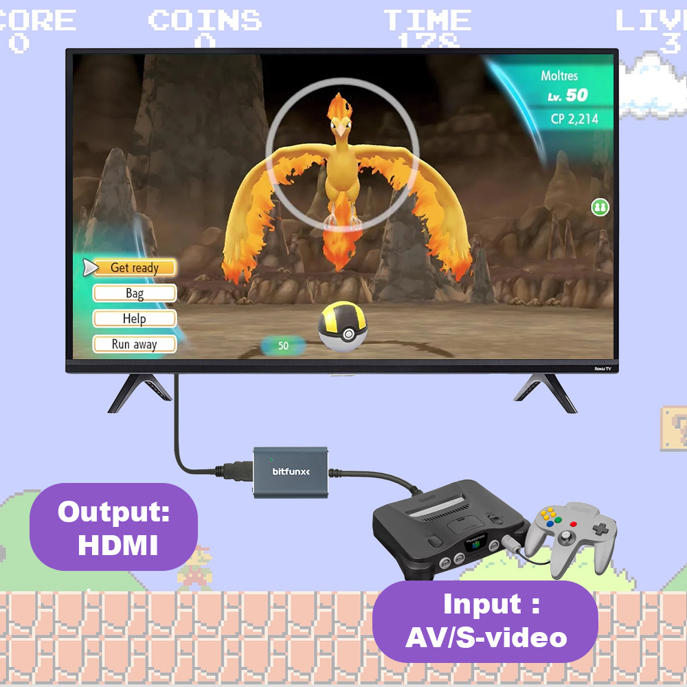 Bitfunx – adaptateur vidéo 720 - Retro Gaming Theme avis et prix