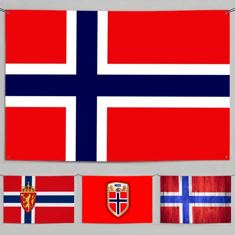 1PC Drapeau Norvégien Rétro de - Retro Gaming Banner avis et prix