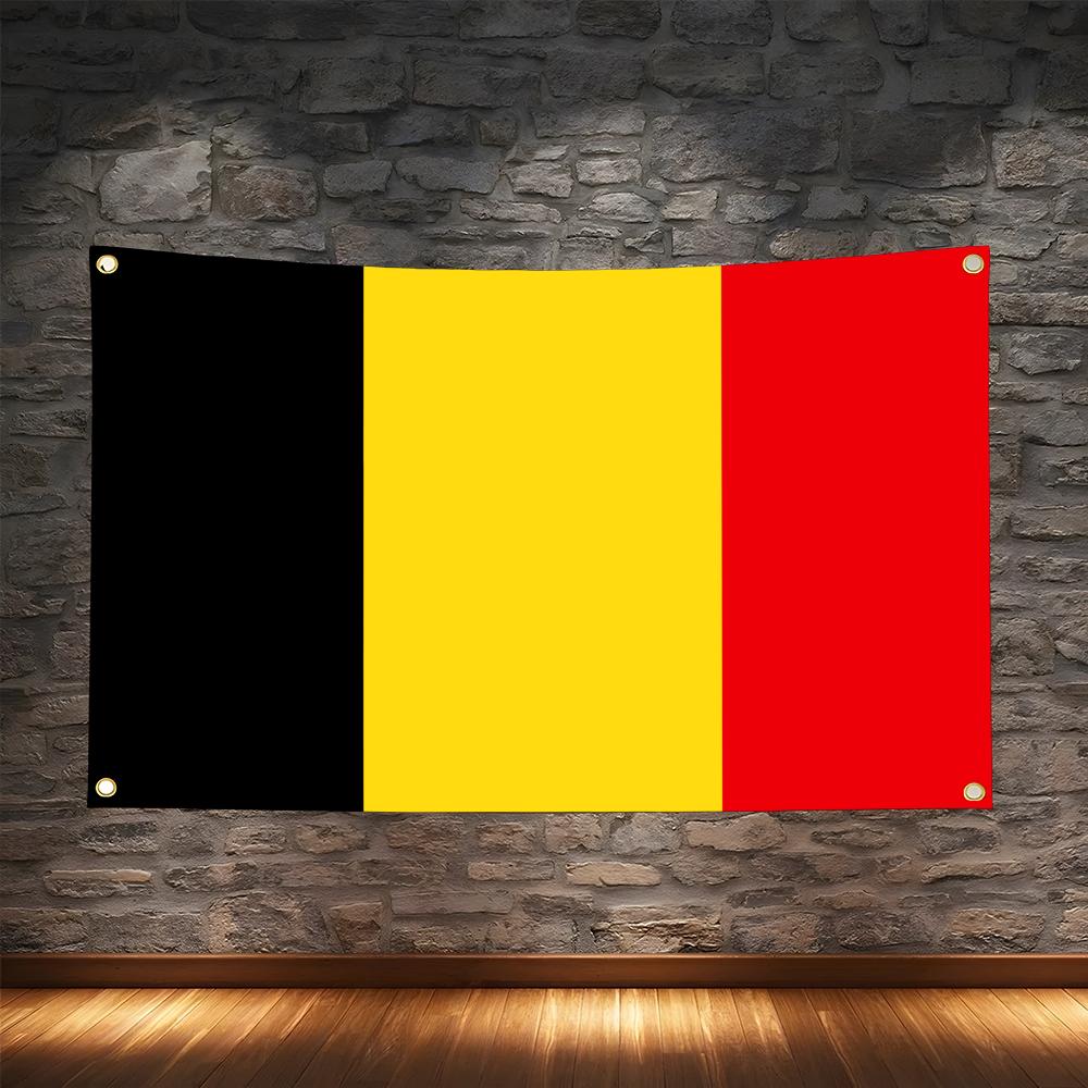 1PC Drapeau belge rétro célèbr - Retro Gaming Banner avis et prix