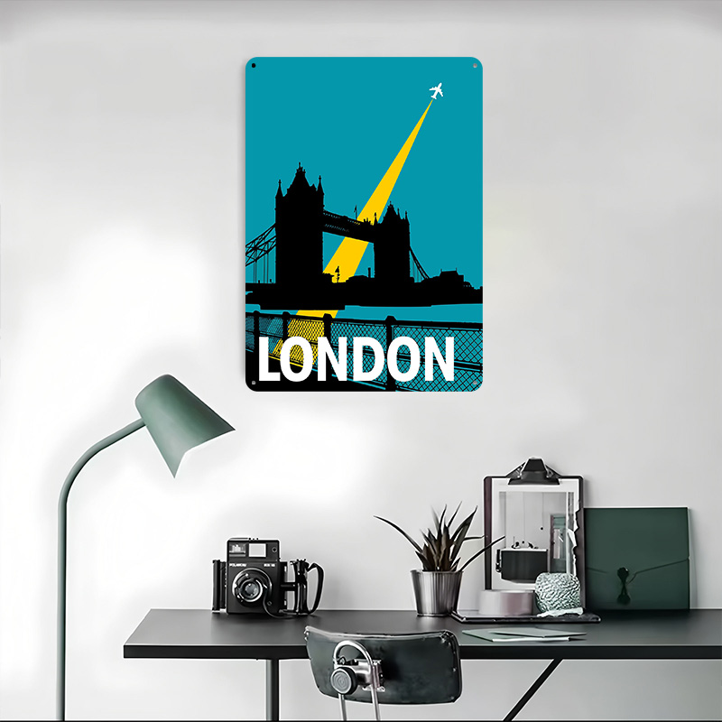 Affiche métallique London Trav - Retro Gaming London avis et prix