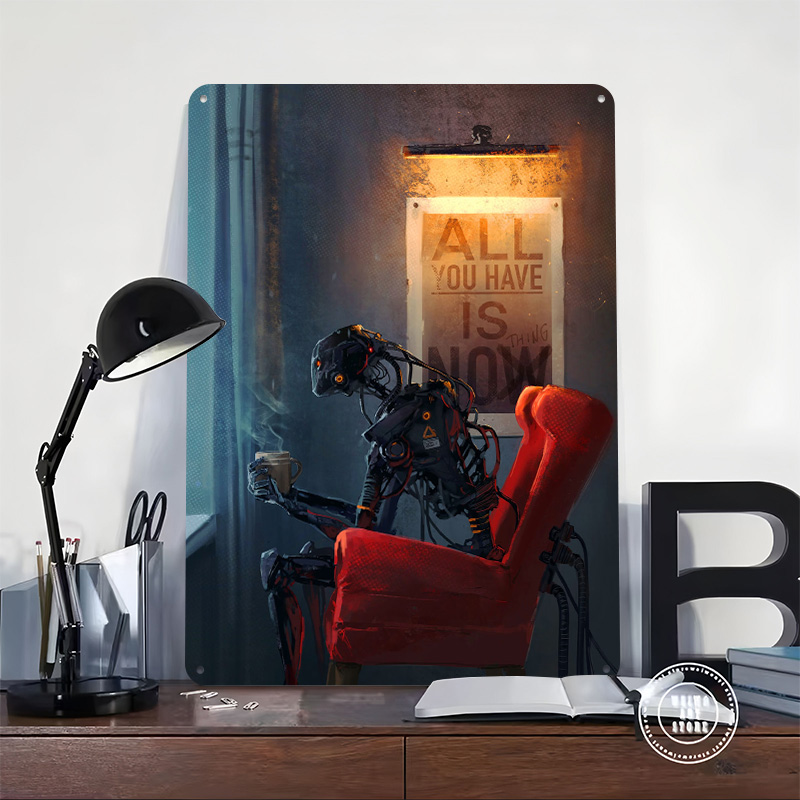 Affiche métallique Now Nothing - Retro Gaming Now avis et prix