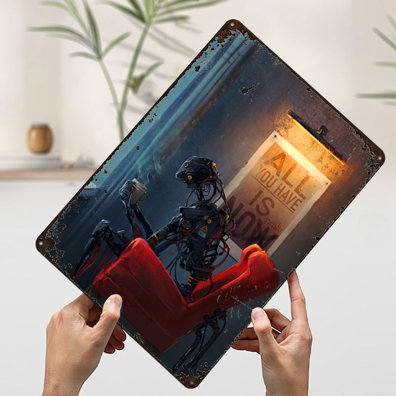 Affiche métallique Now Nothing - Retro Gaming Now avis et prix
