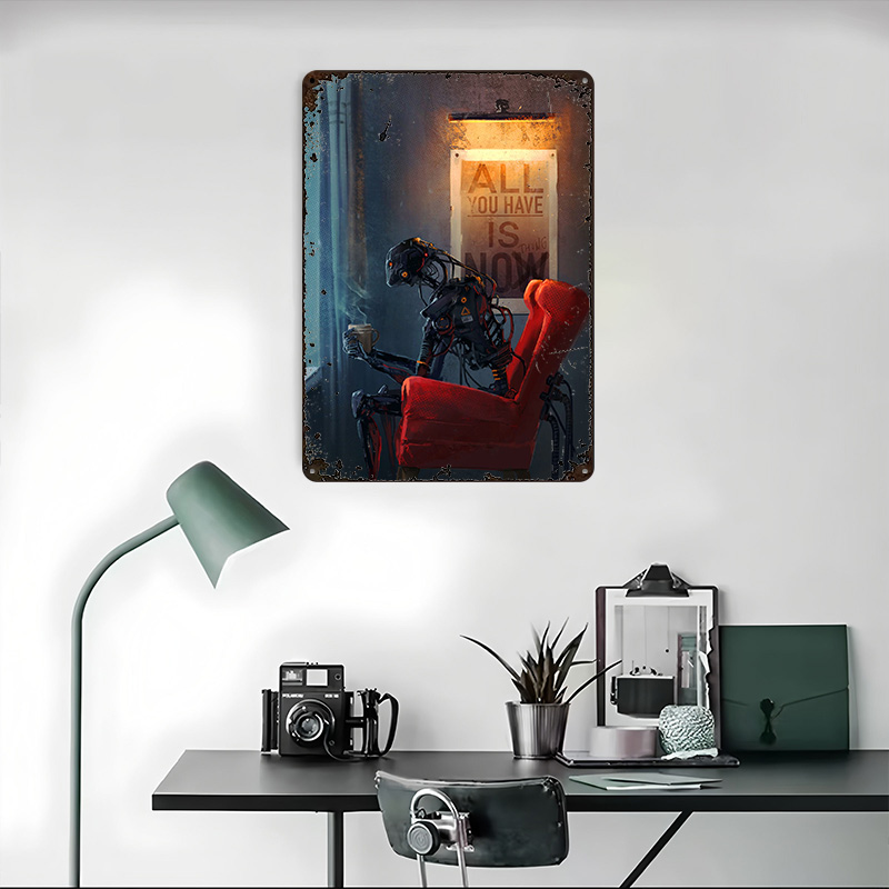 Affiche métallique Now Nothing - Retro Gaming Now avis et prix