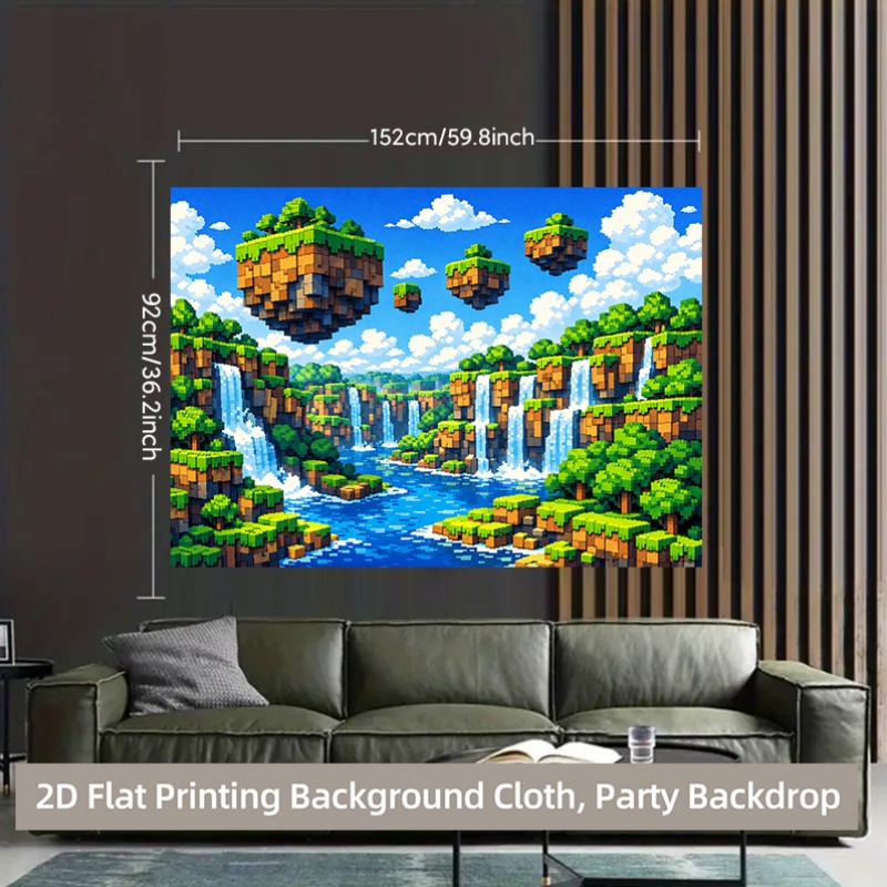 Bannière de fond 2D plate, 1 p - Retro Gaming Banner avis et prix