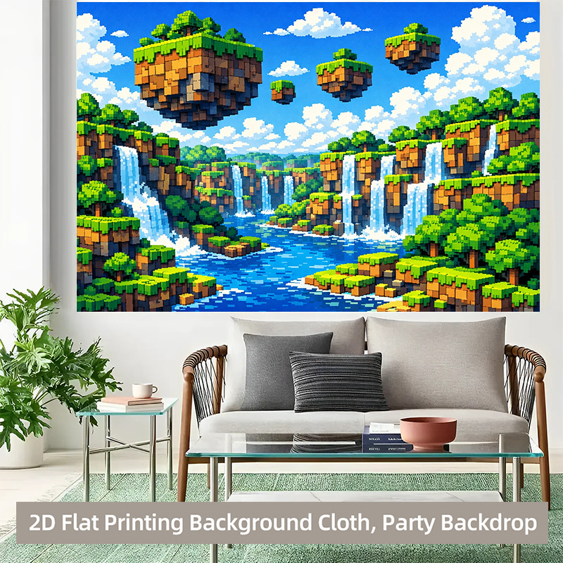 Bannière de fond 2D plate, 1 p - Retro Gaming Banner avis et prix
