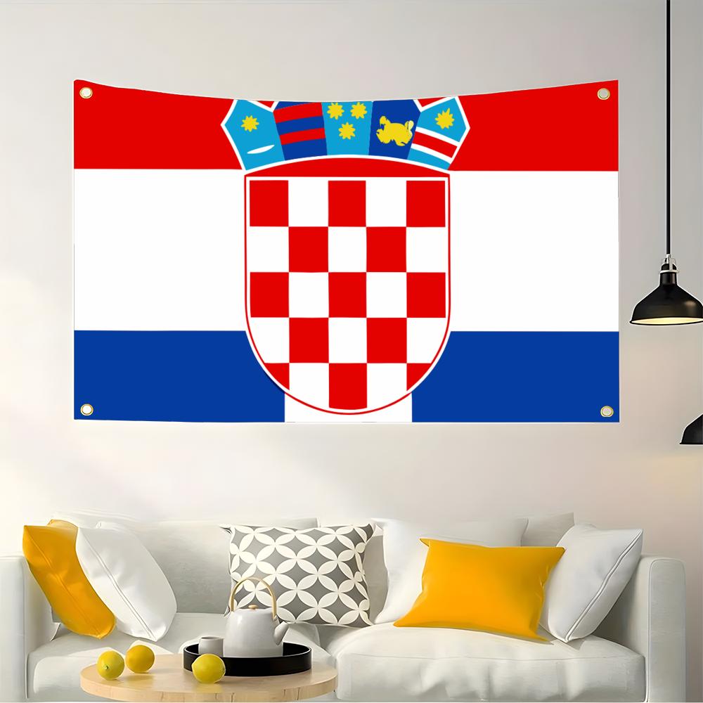 1PC Drapeau de Croatie Rétro C - Retro Gaming Banner avis et prix