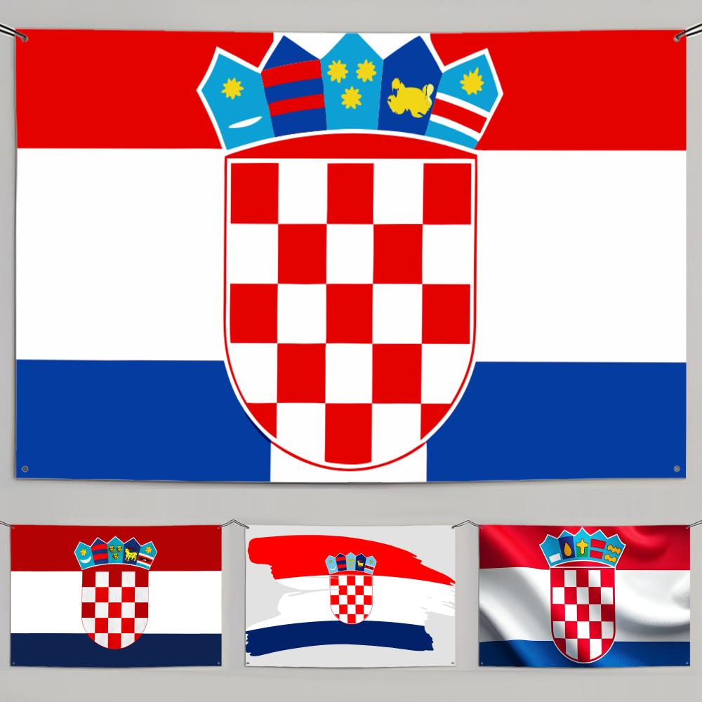 1PC Drapeau de Croatie Rétro C - Retro Gaming Banner avis et prix